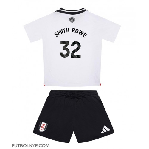 Camiseta Fulham Emile Smith Rowe #32 Primera Equipación para niños 2024-25 manga corta (+ pantalones cortos)